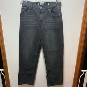Levi's‎ SilverTab Stay Loose Fit Black Wash Denim Jeans Women Size 20